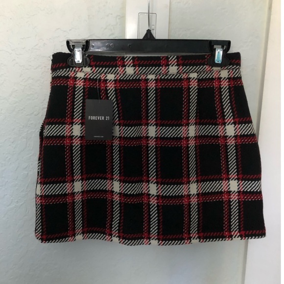 Plaid Mini Skirt - Picture 2 of 2